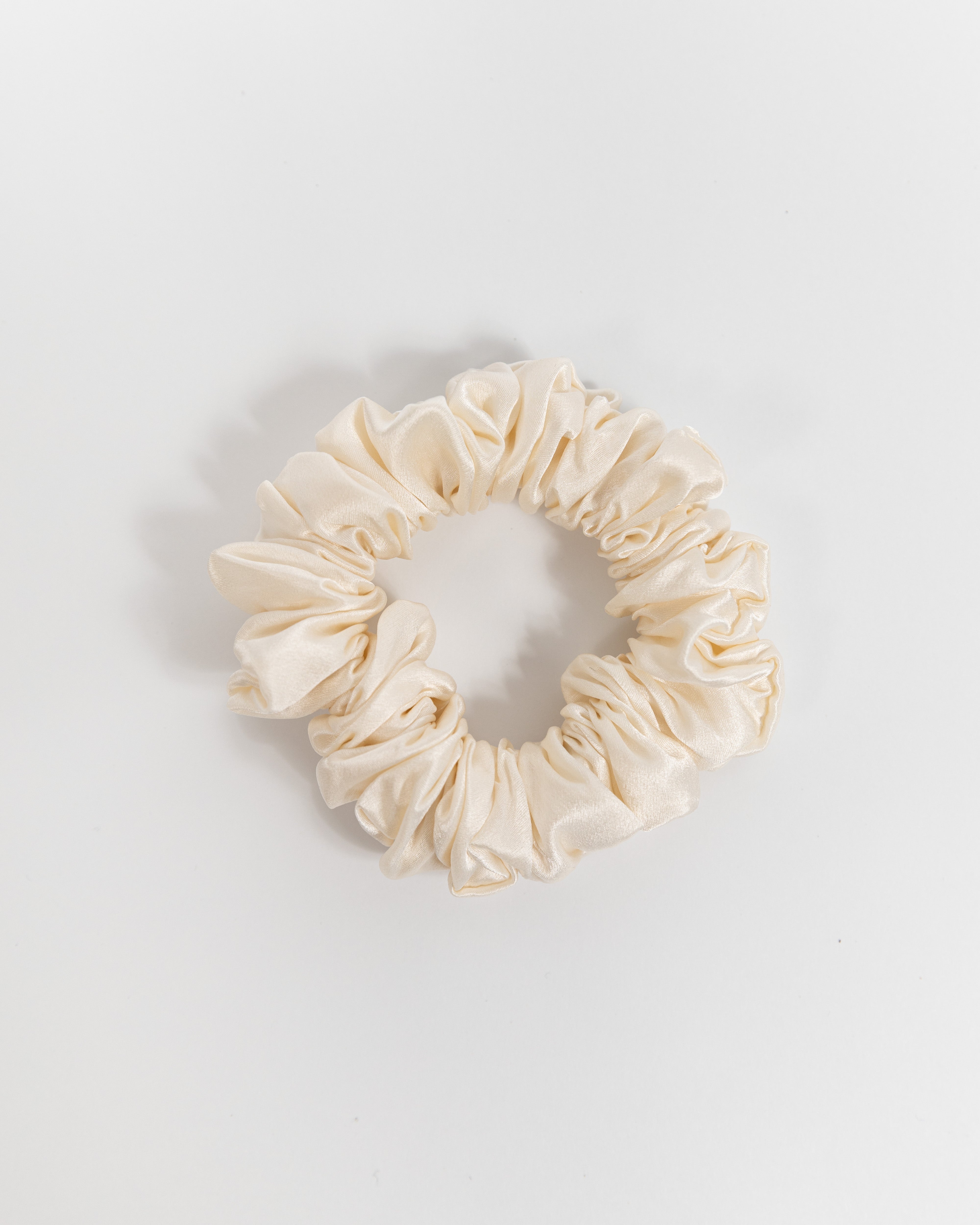 Scrunchy 100% Mulberry Silk - Cream