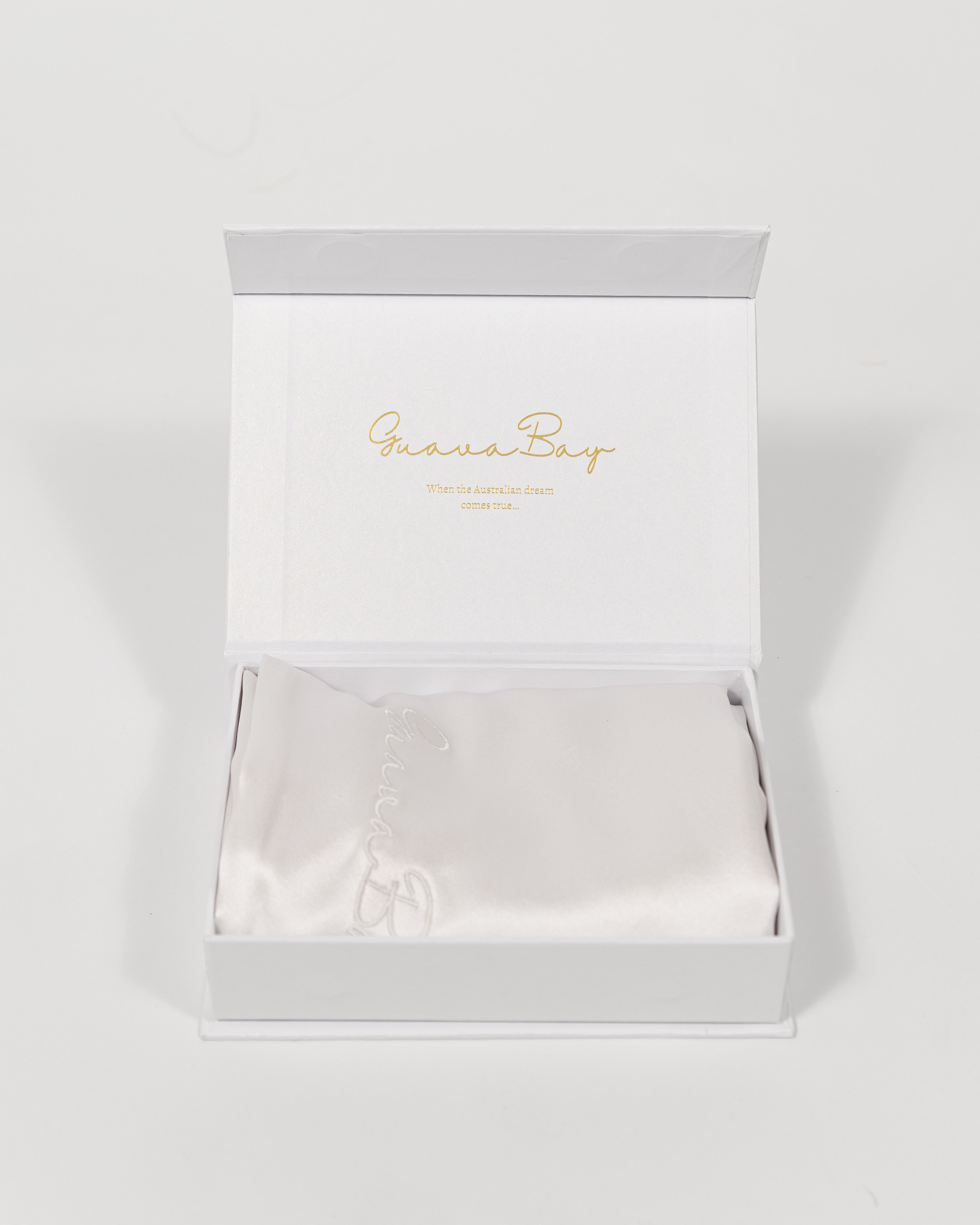 Pillowcase 100% Mulberry Silk – White