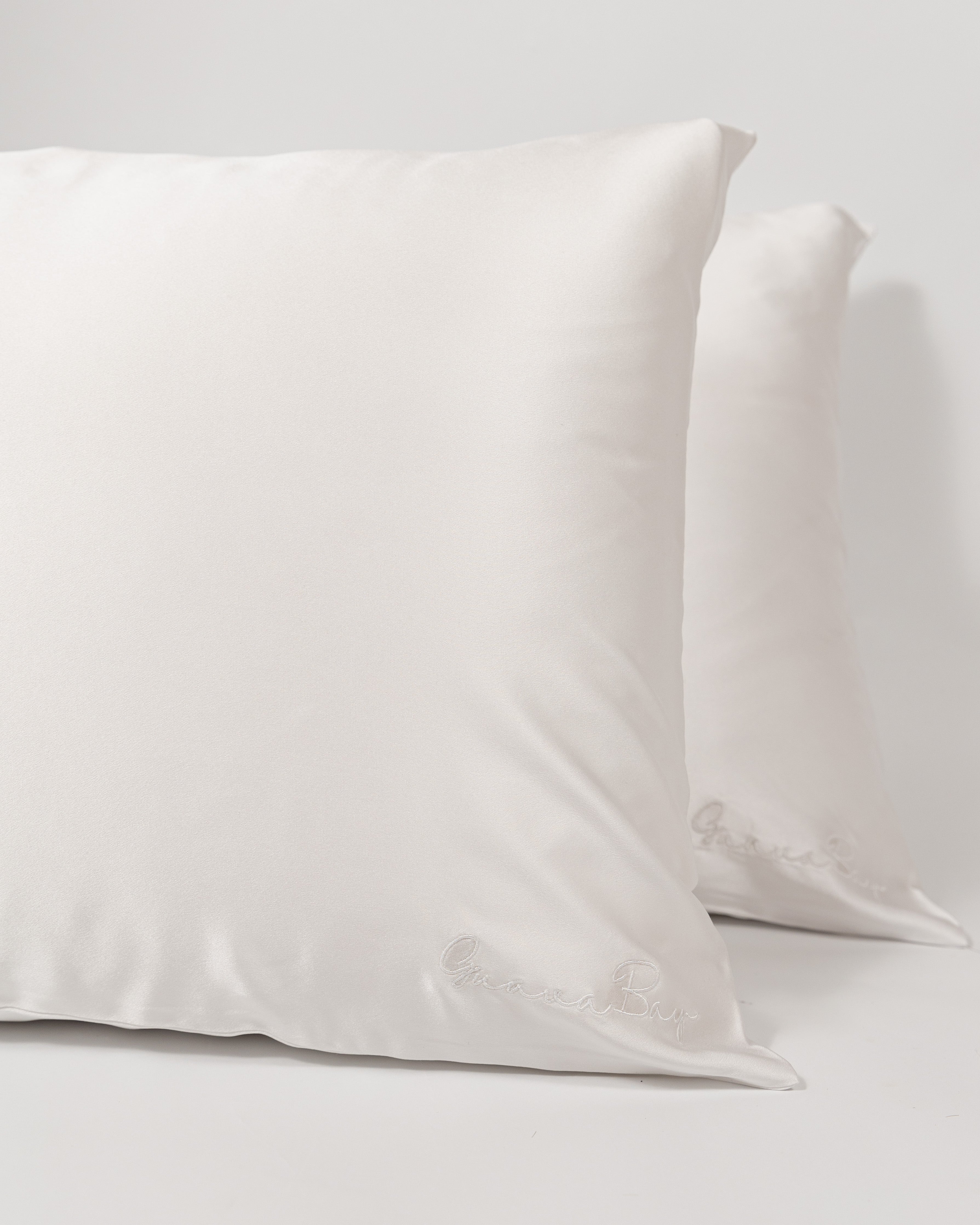 Pillowcase 100% Mulberry Silk – White