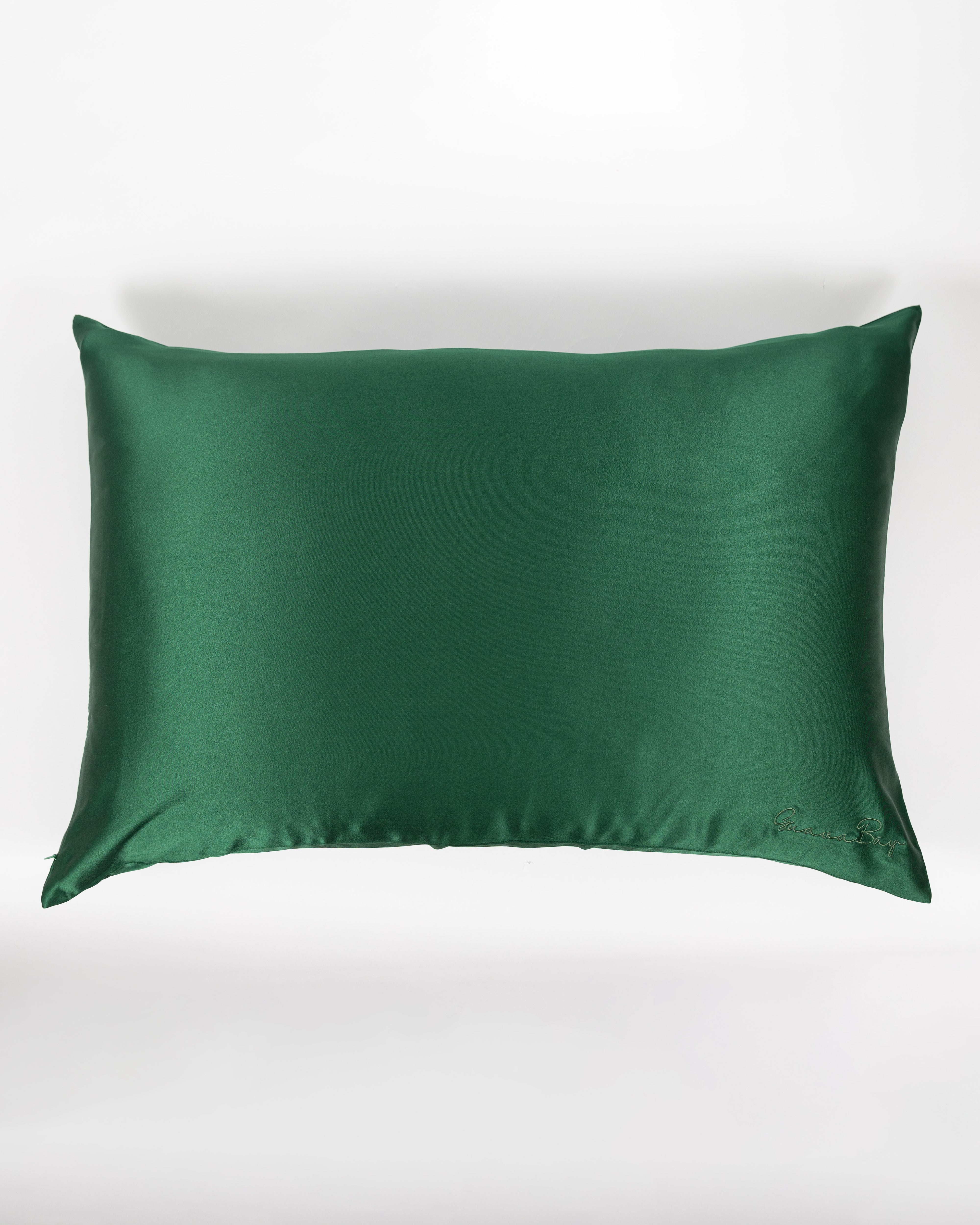 Set of 2 Pillowcases 100% Mulberry Silk – Pine Green