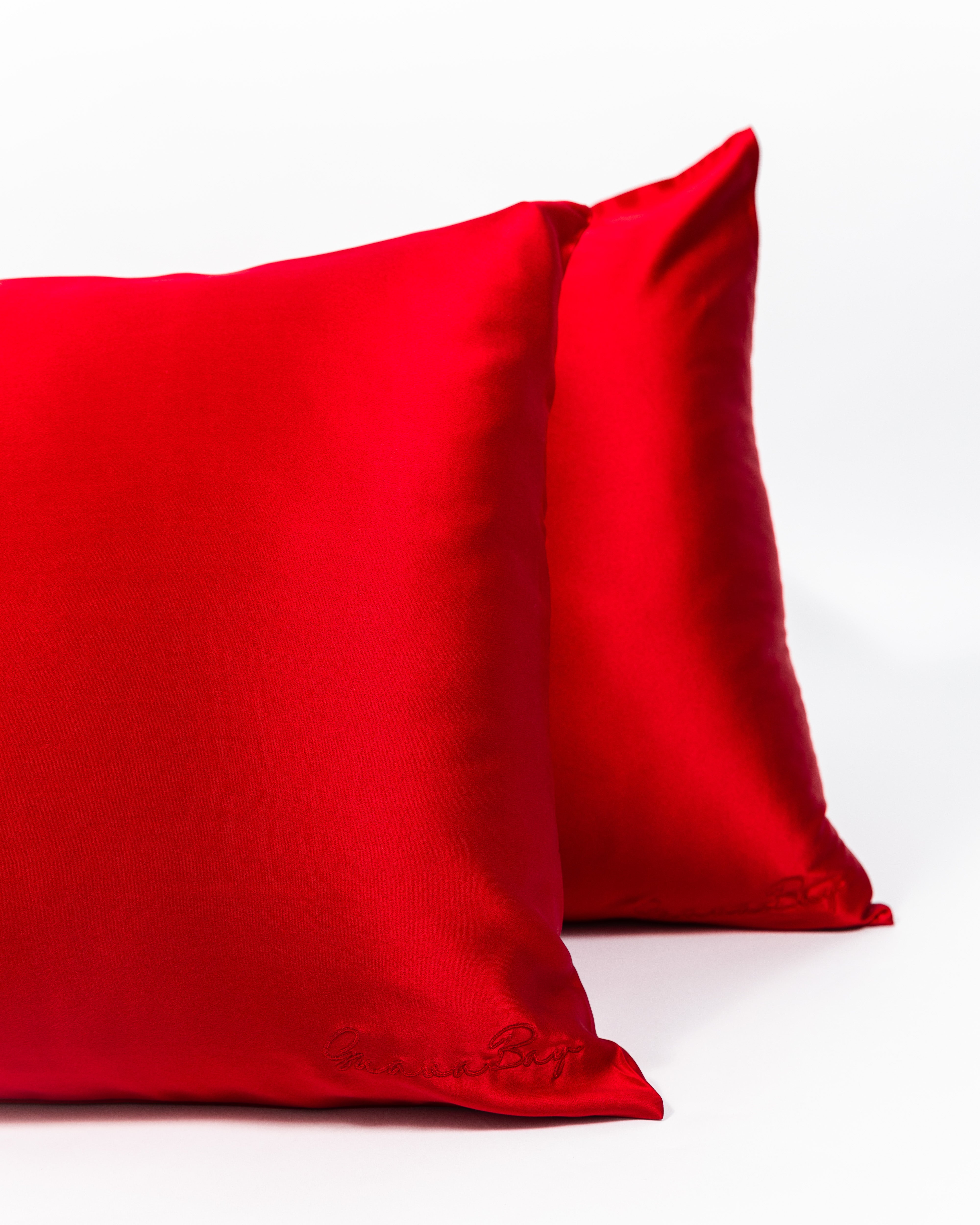 Pillowcase 100% Mulberry Silk – Red Wine