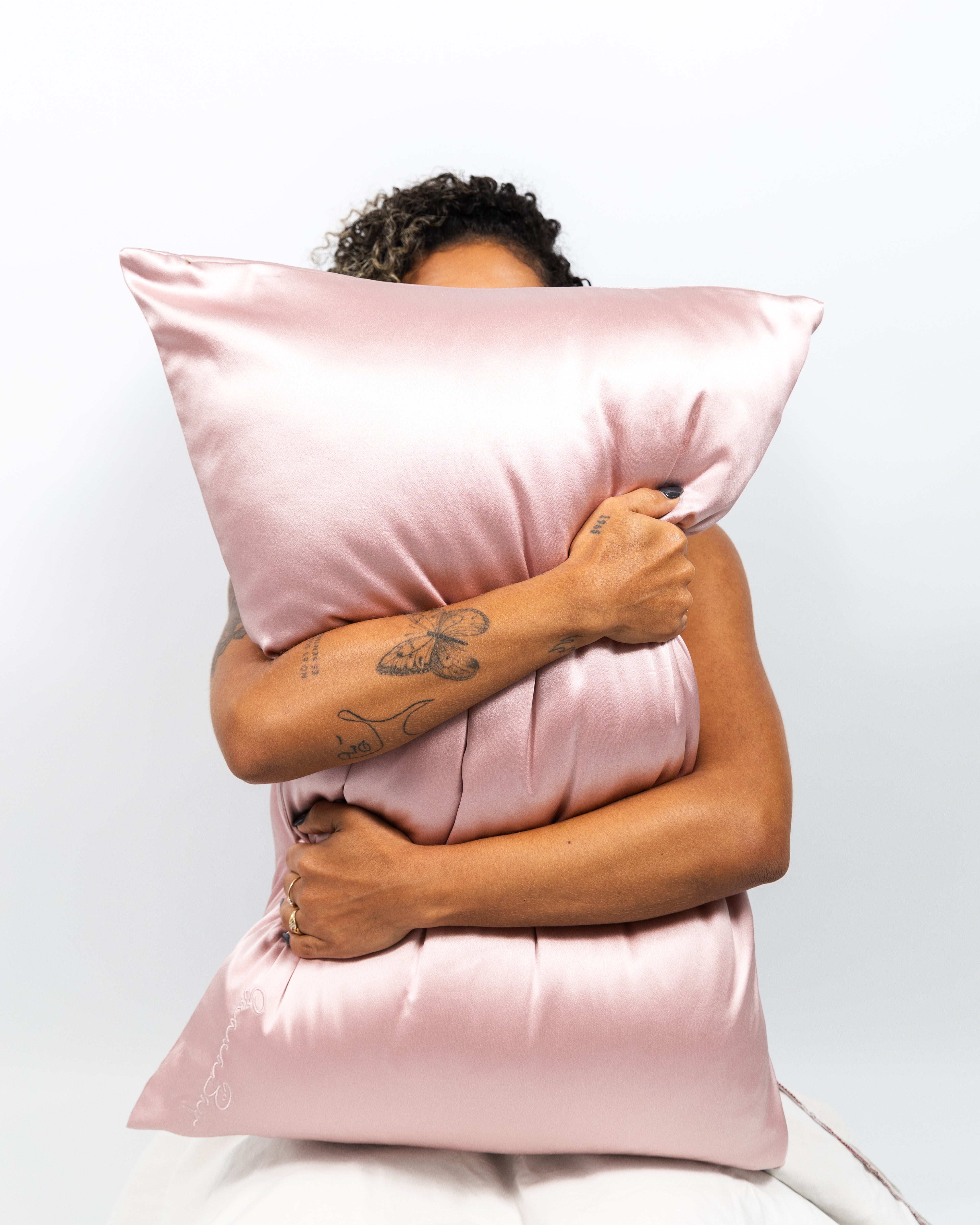 Set of 2 Pillowcases 100% Mulberry Silk – Lotus Powder Pink