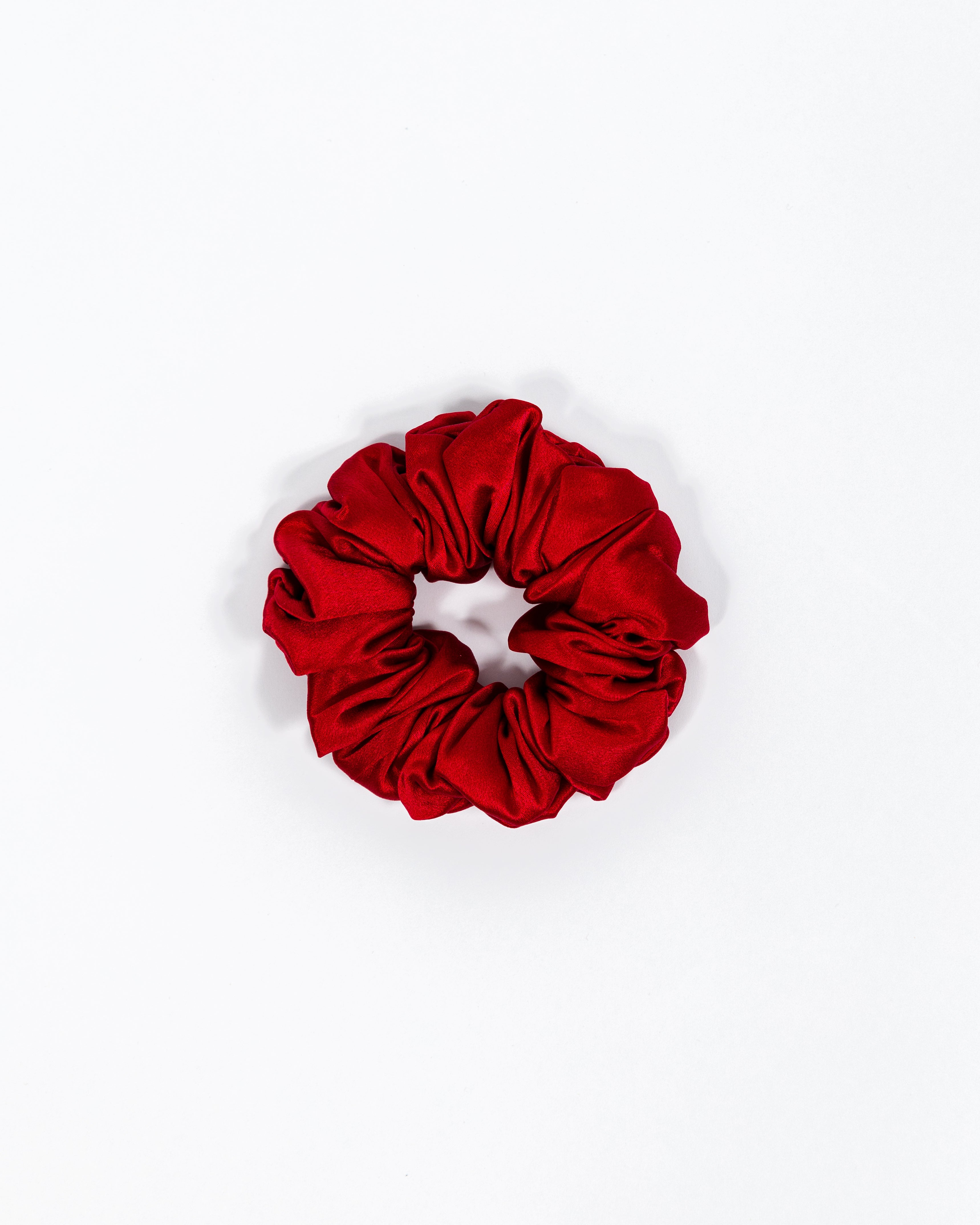 Scrunchy 100% Mulberry Silk - Red Wine