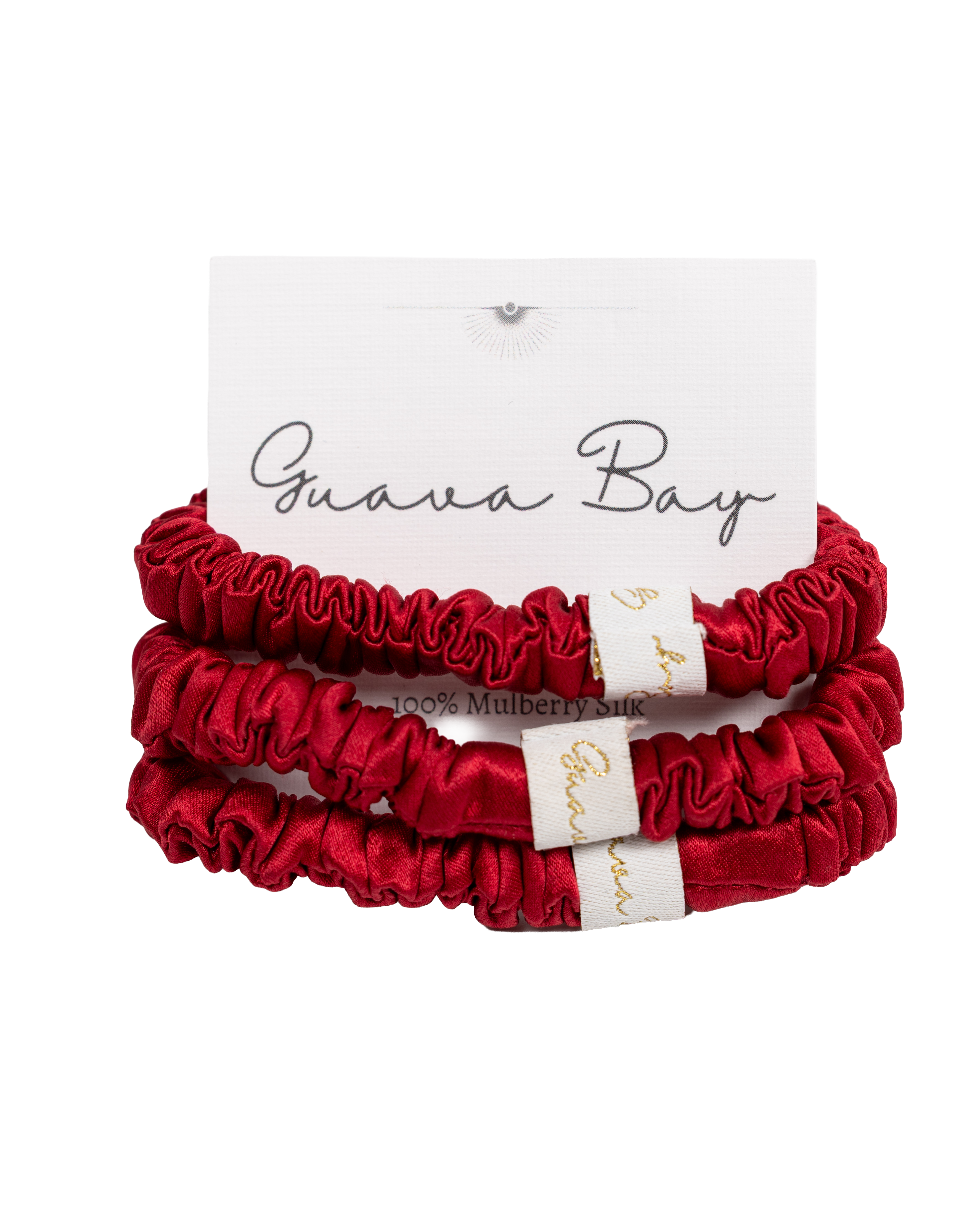 Mulberry Silk Skinny Set (3-Pack) - Red Wine