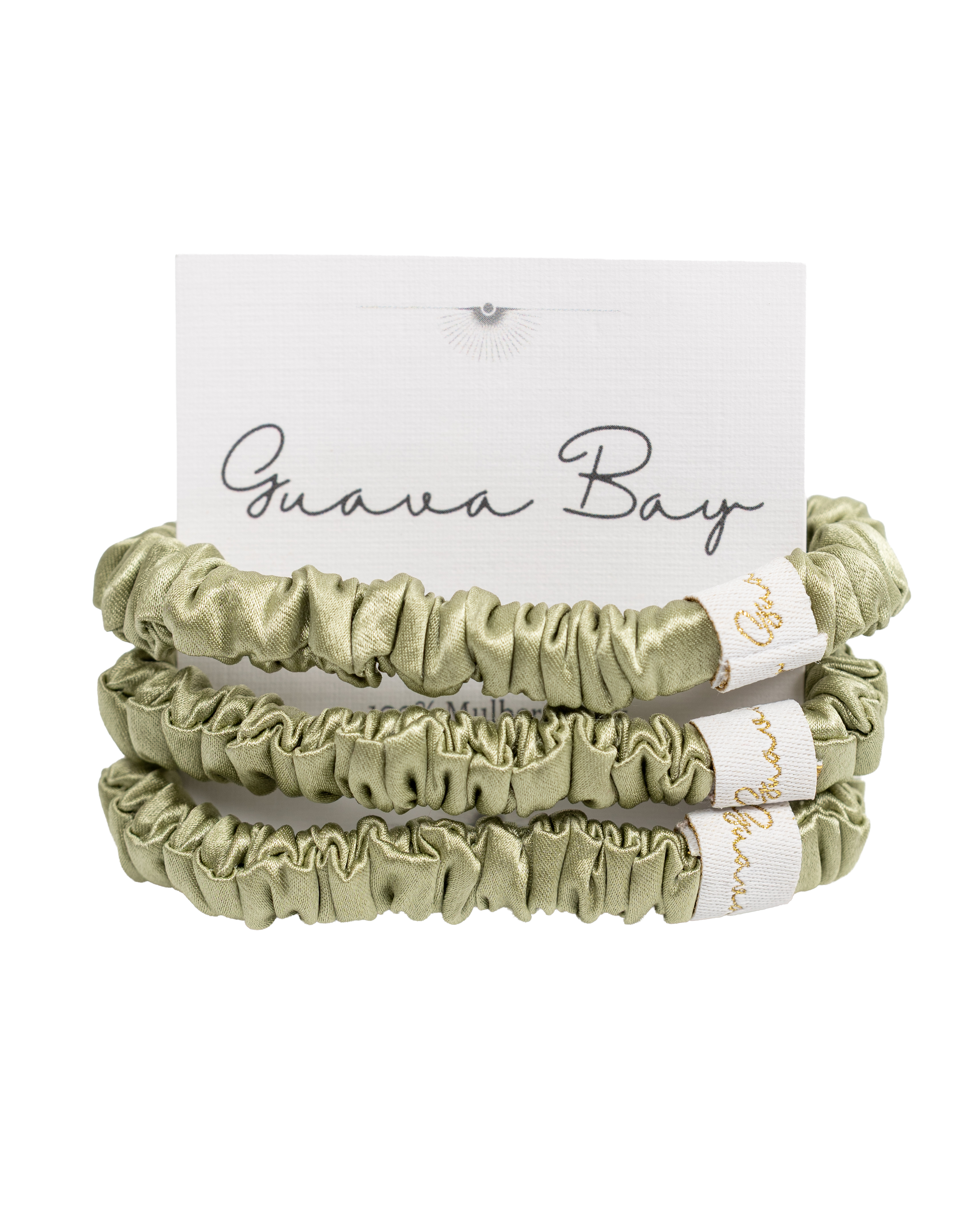 Mulberry Silk Skinny Set (3-Pack) - Sage Green