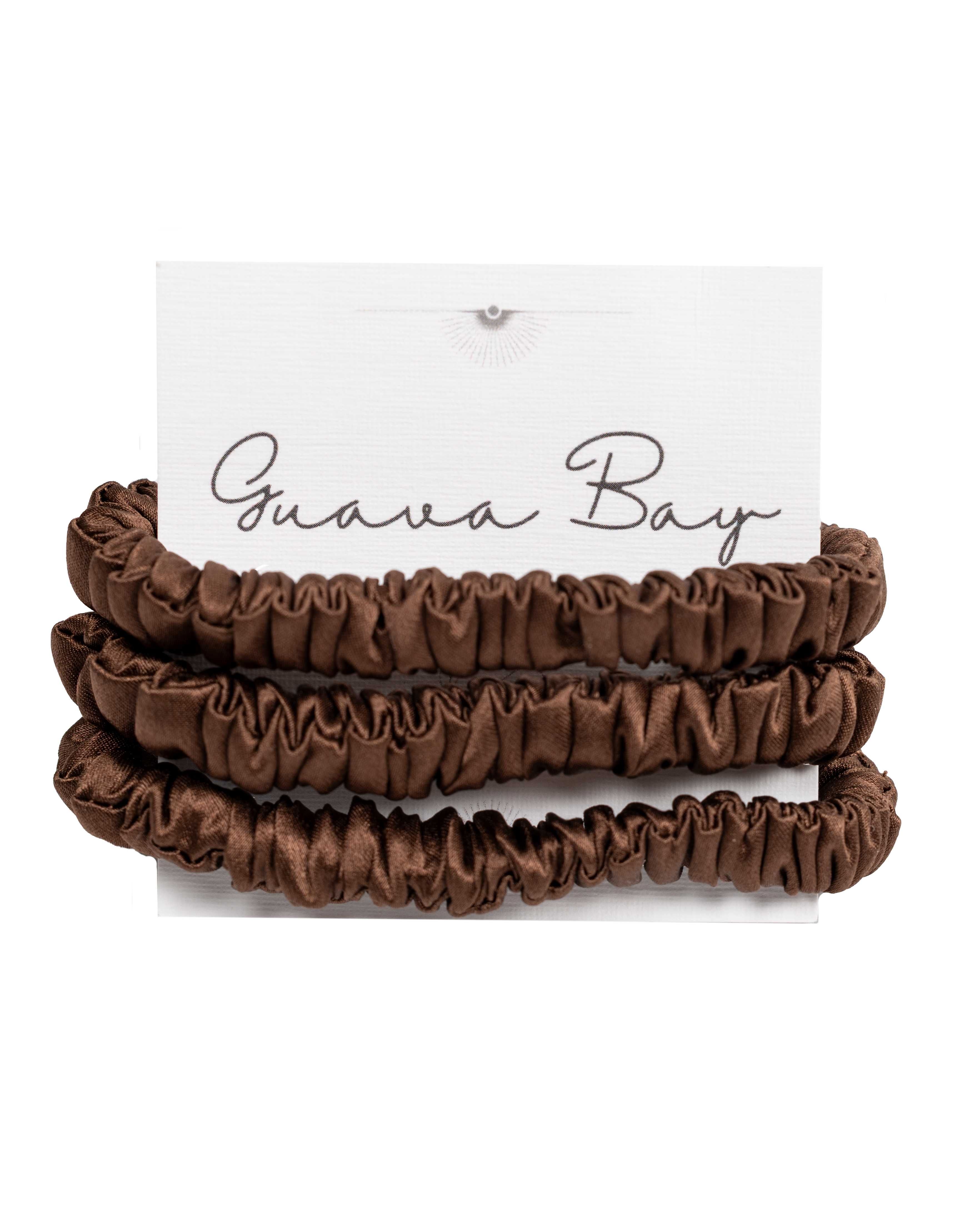 Mulberry Silk Skinny Set (3-Pack) - Chocolate Brown