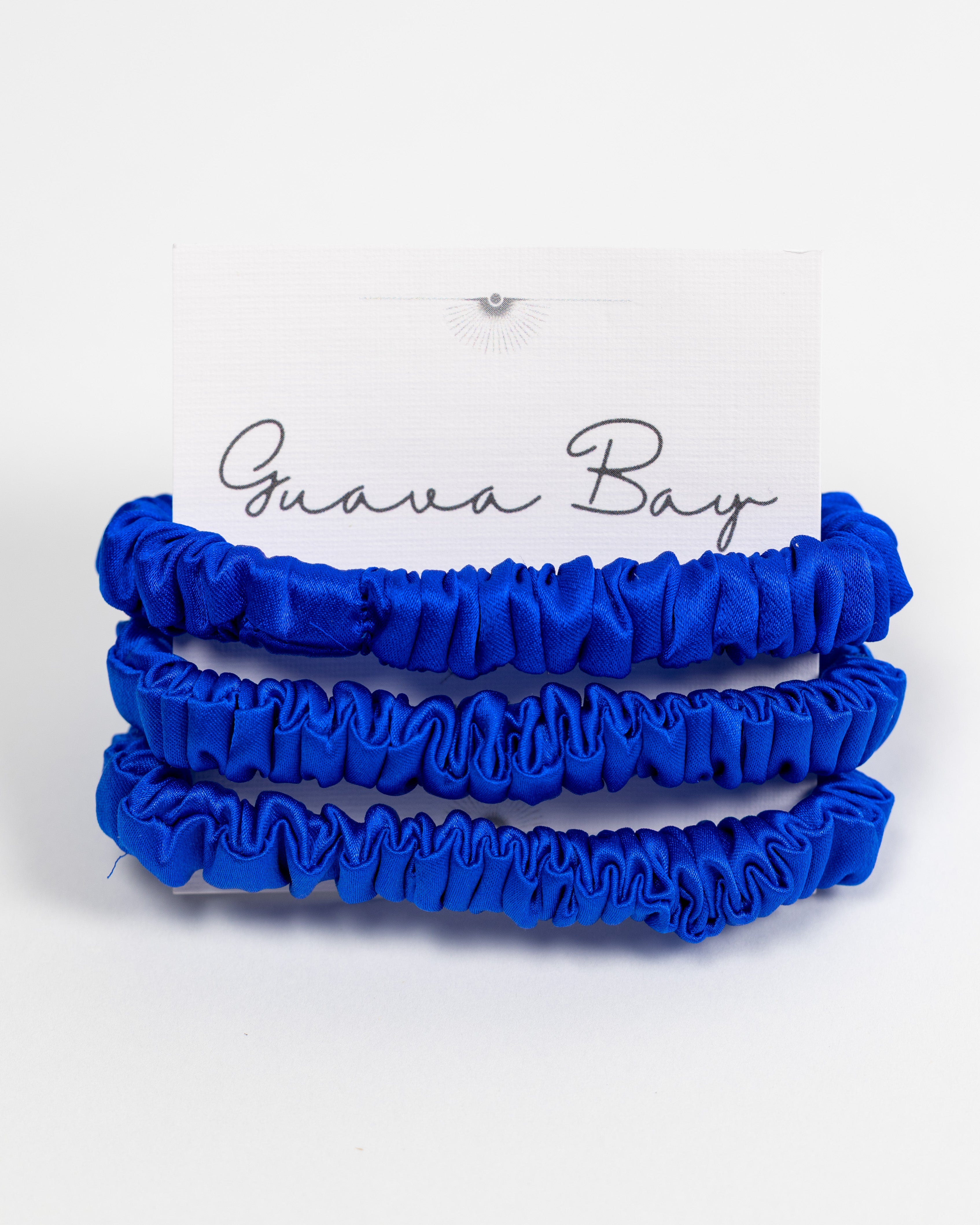 Mulberry Silk Skinny Set (3-Pack) - Electric Blue