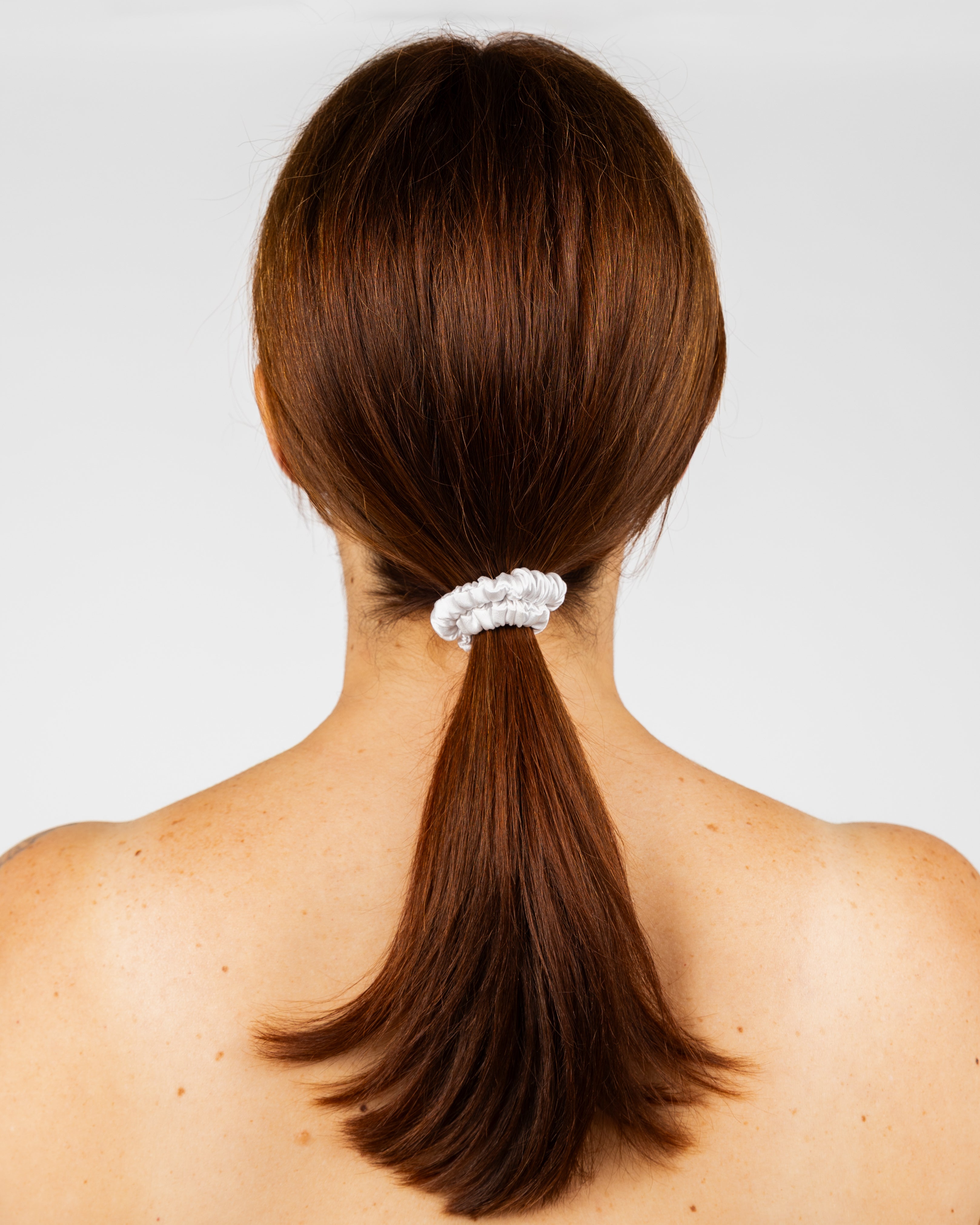 Skinny 100% Mulberry Silk - White