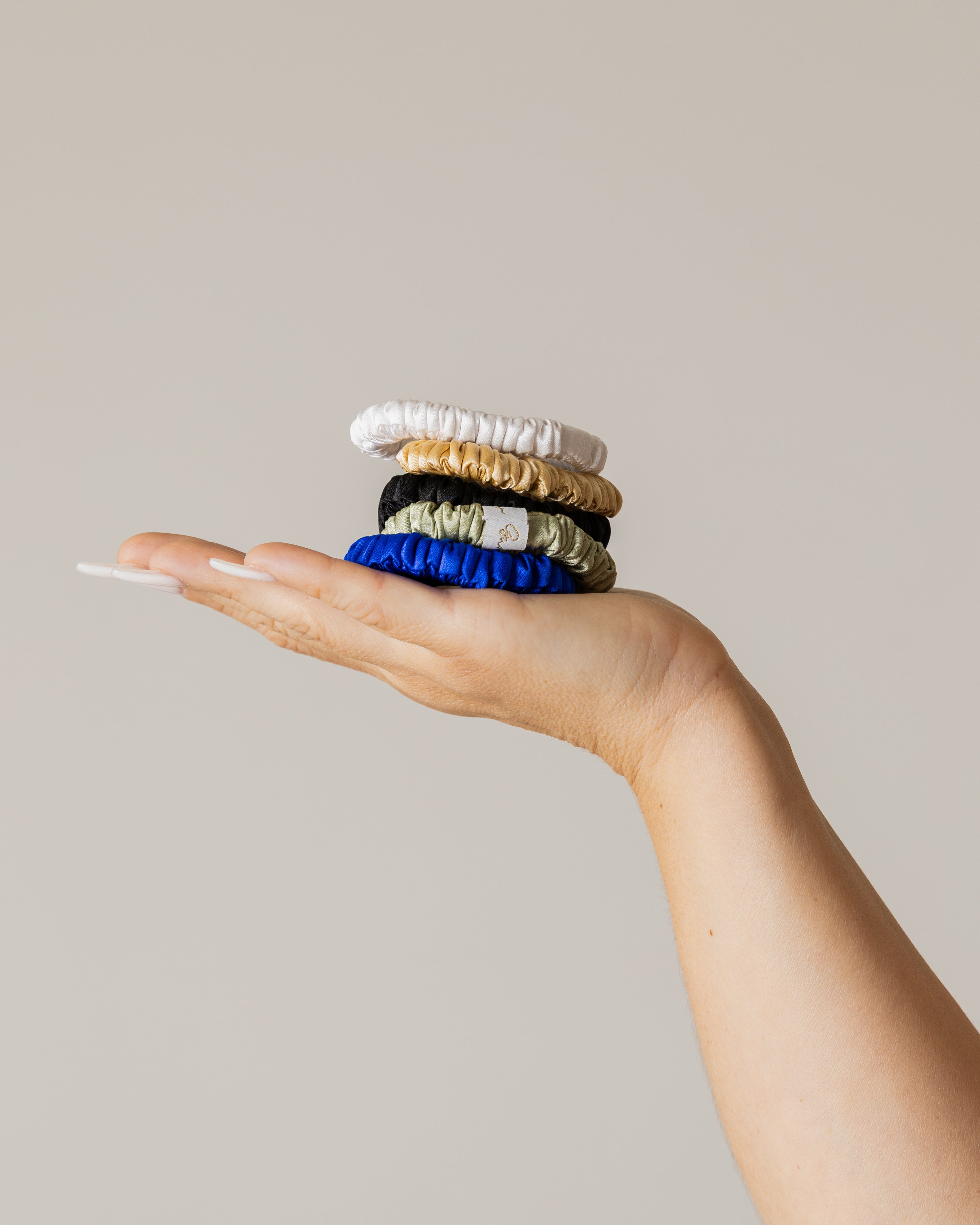 Mulberry Silk Skinny Set (3-Pack) - Electric Blue