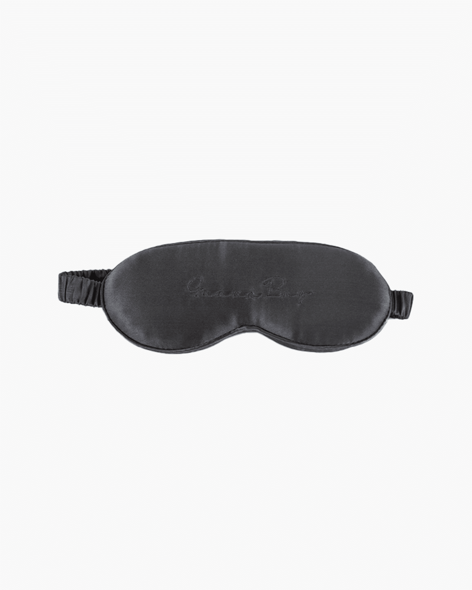 3D Silk Eye Mask 100% Mulberry Silk - Charcoal