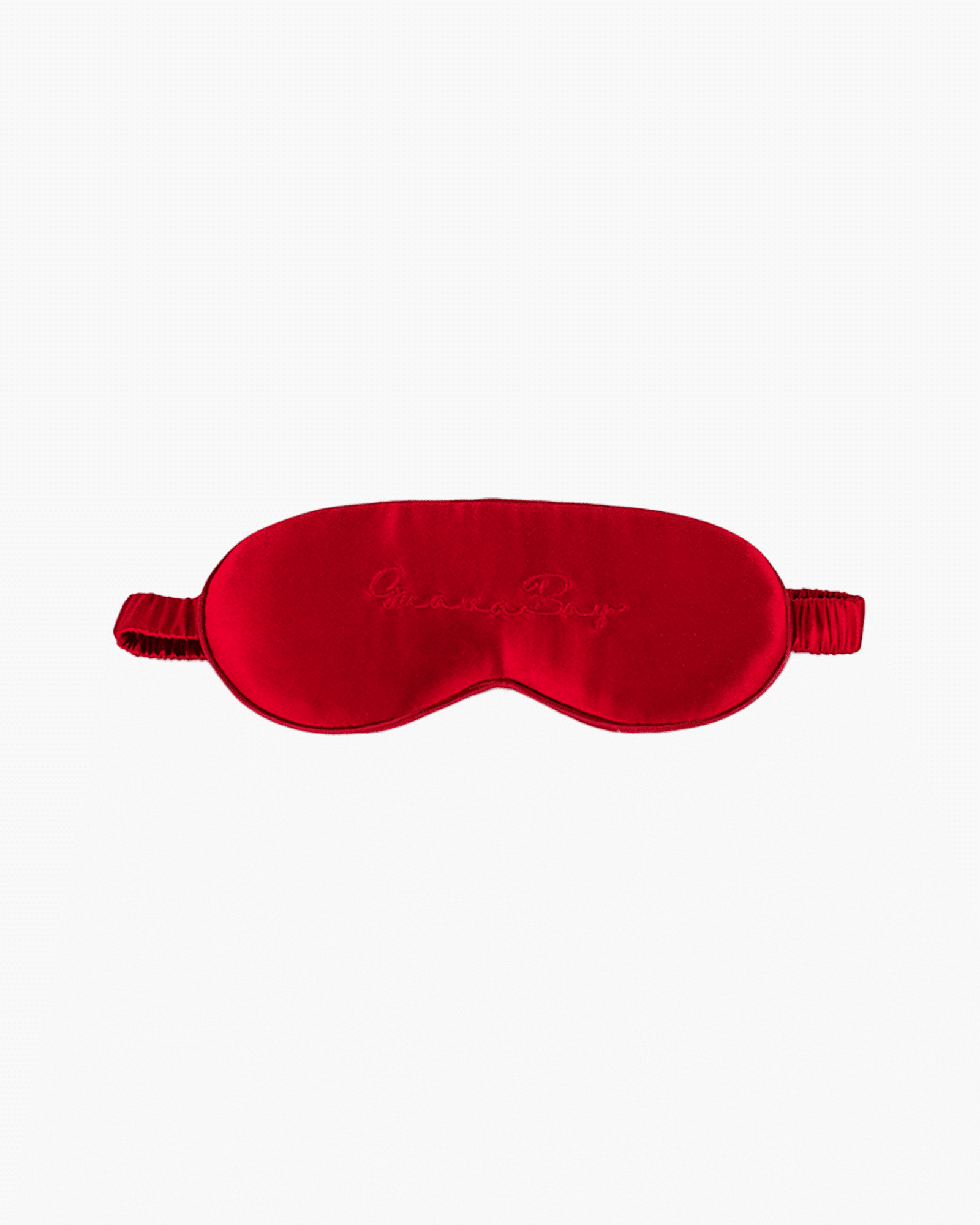 3D Silk Eye Mask 100% Mulberry Silk - Red Wine