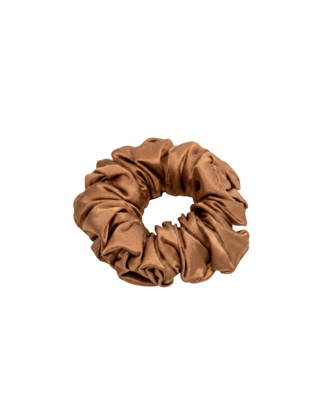 Scrunchy 100% Mulberry Silk - Terra Cotta