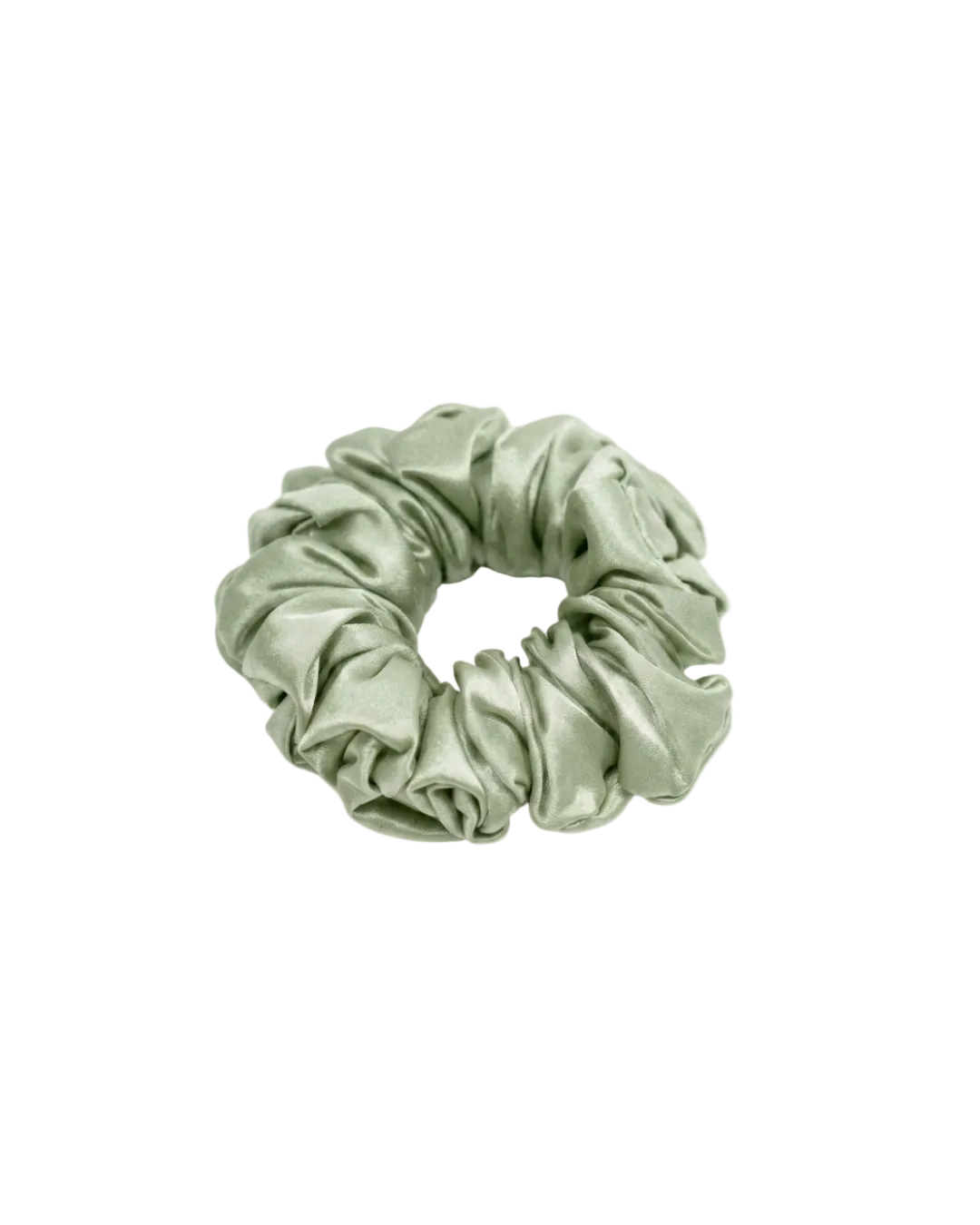 Scrunchy 100% Mulberry Silk - Sage Green