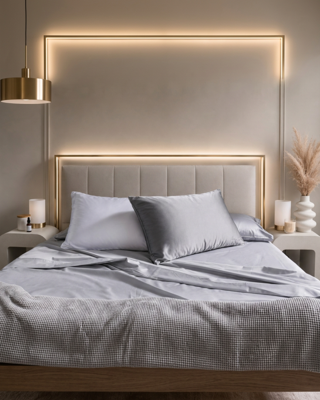 Pillowcase 100% Mulberry Silk – Charcoal