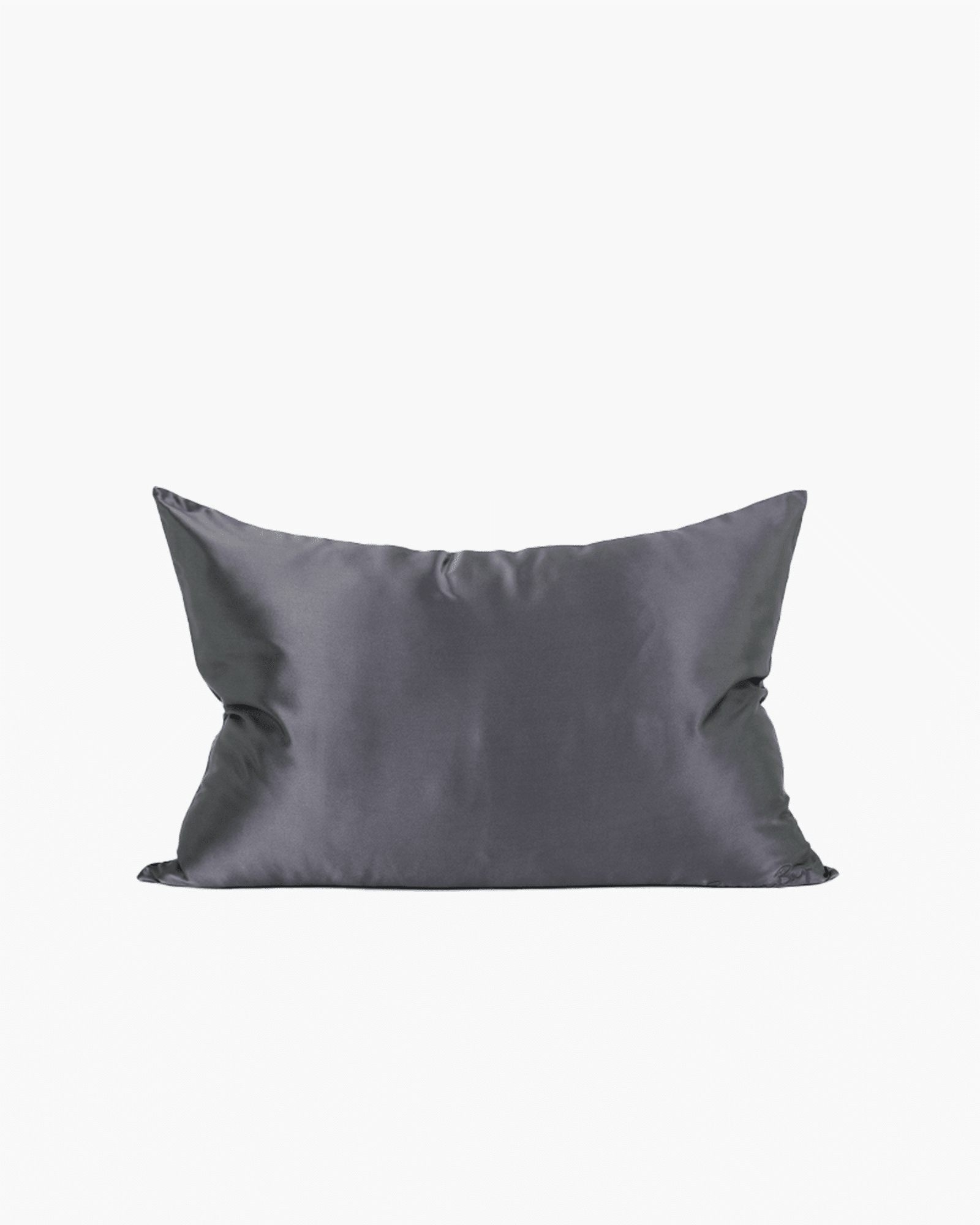 Pillowcase 100% Mulberry Silk – Charcoal