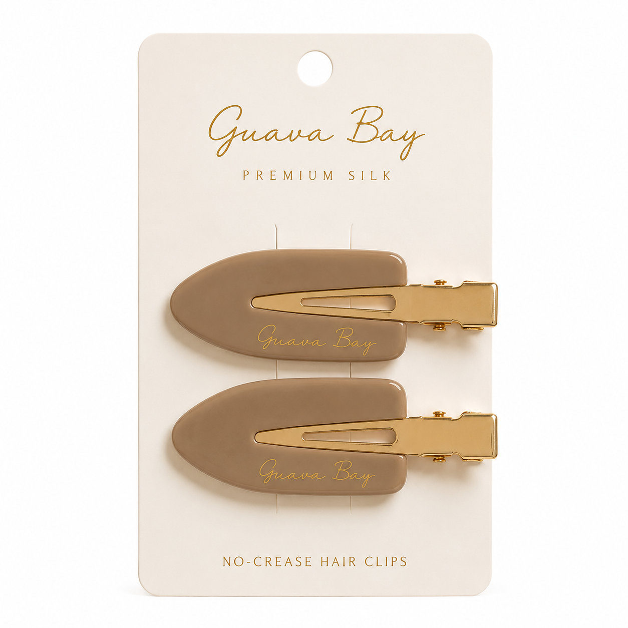 No-Crease Hair Clips - Cocoa