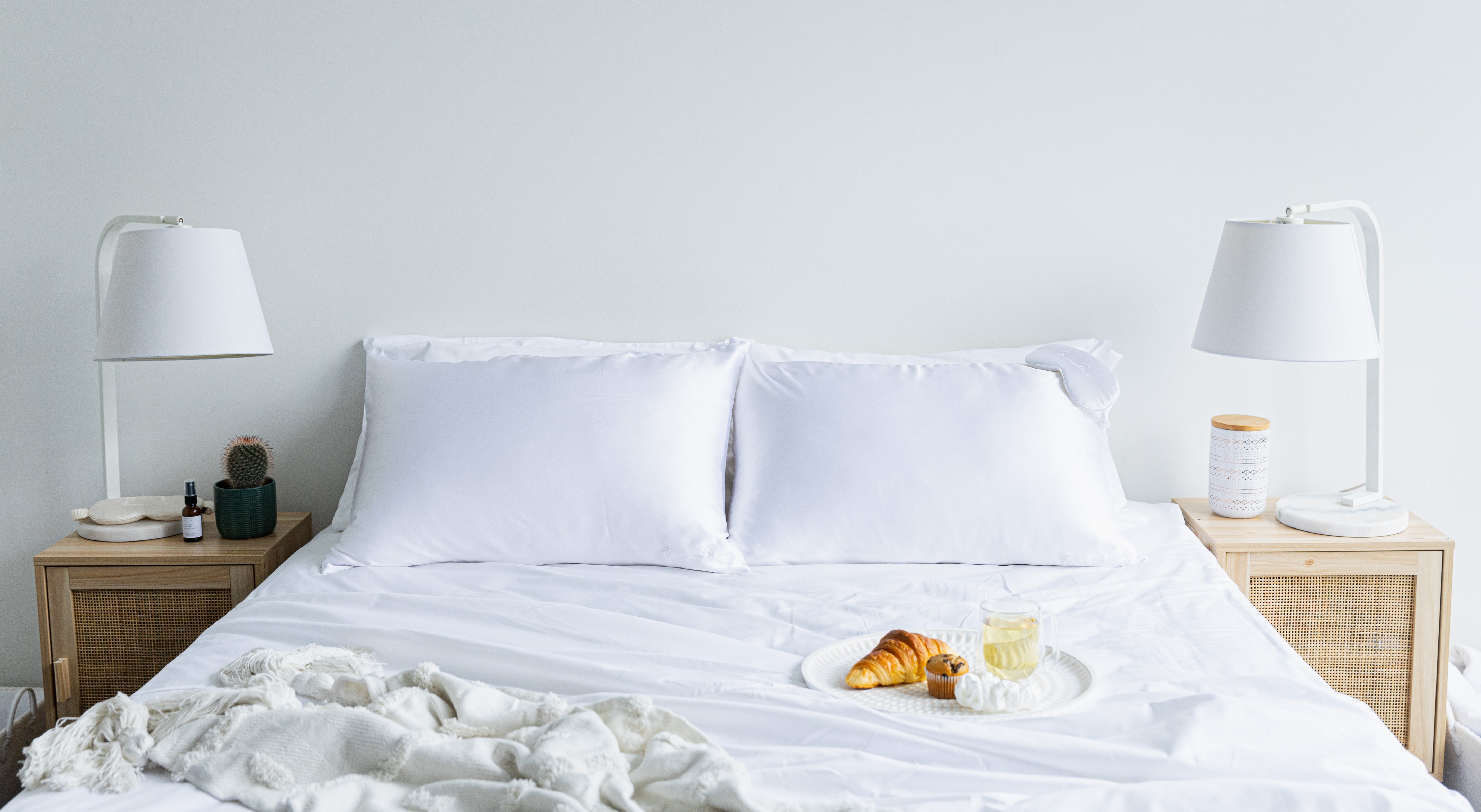 Pillowcase 100% Mulberry Silk – White