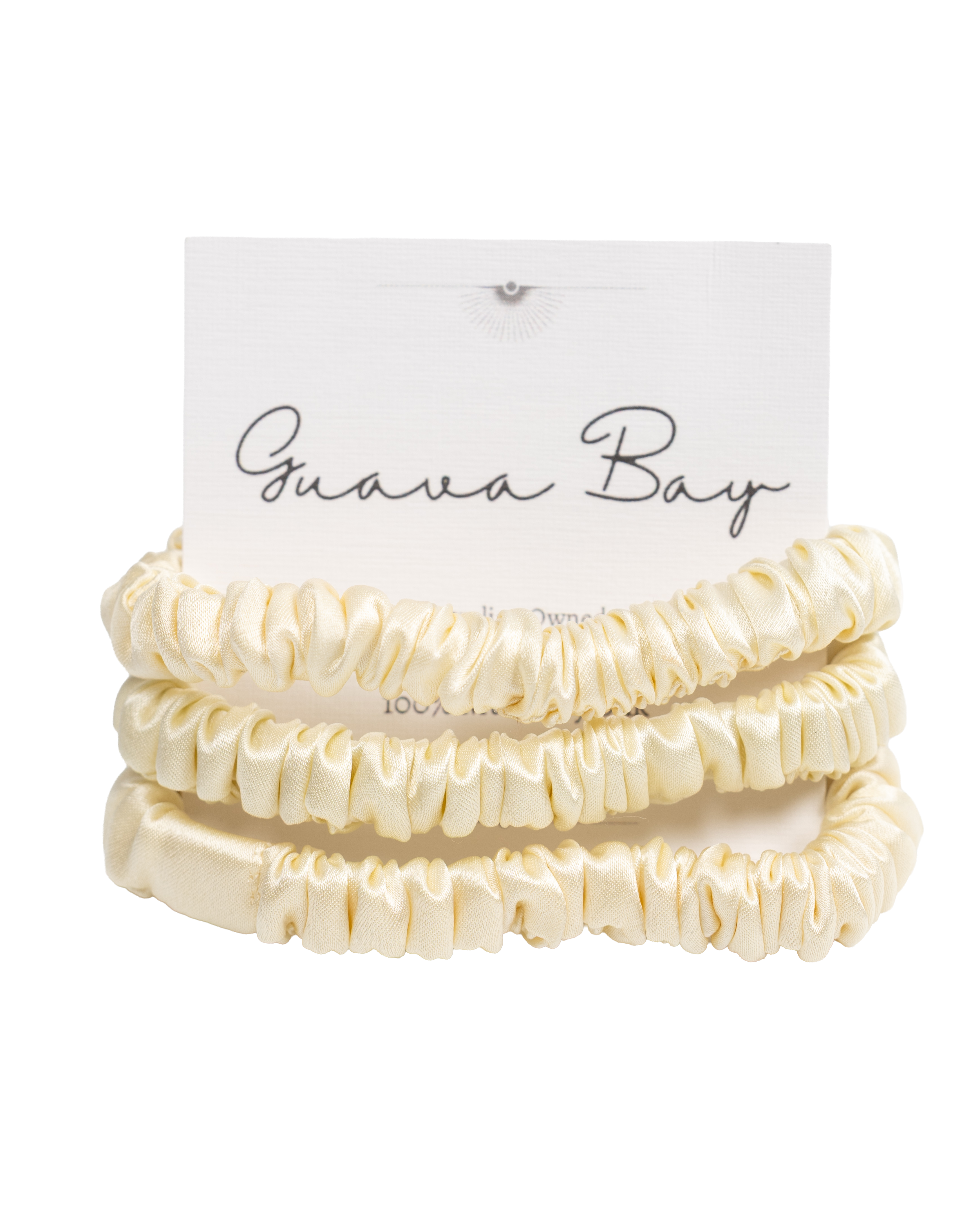 Mulberry Silk Skinny Set (3-Pack) - Cream