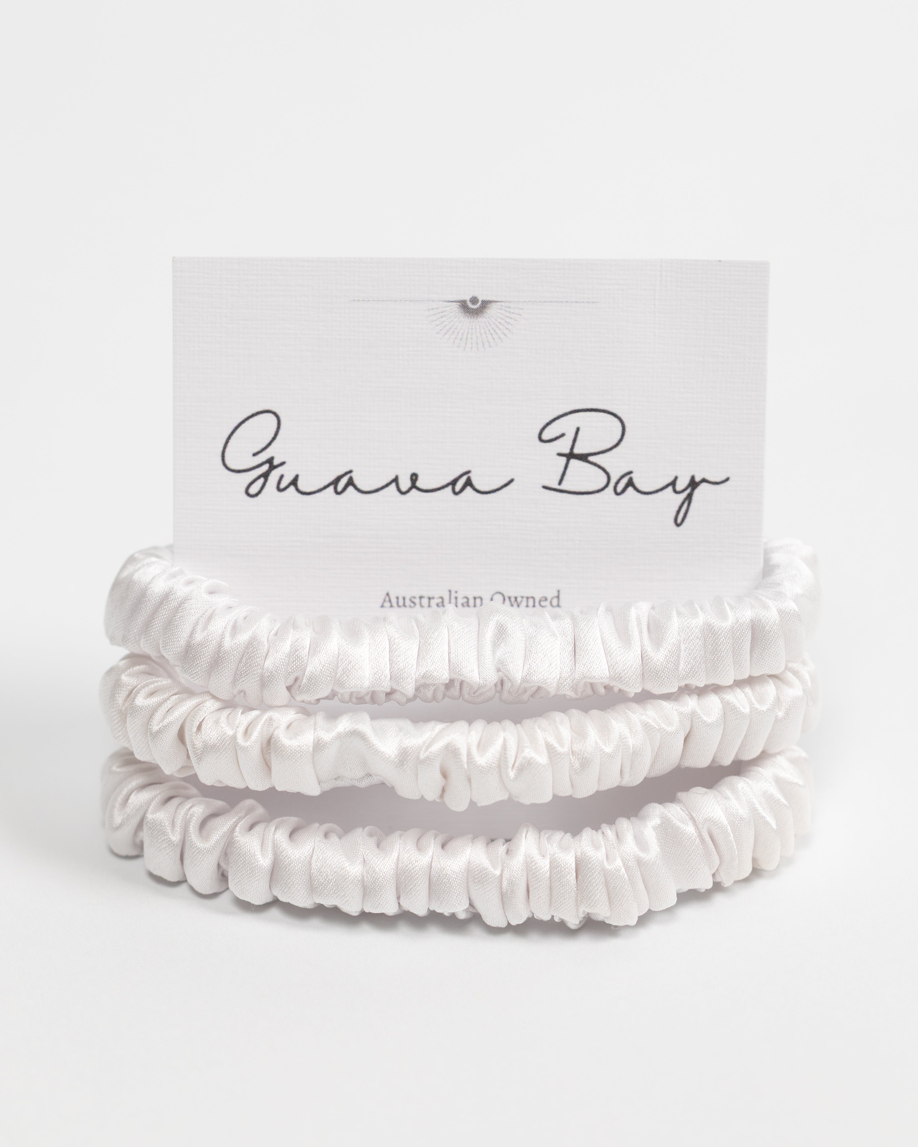 Mulberry Silk Skinny Set (3-Pack) - White