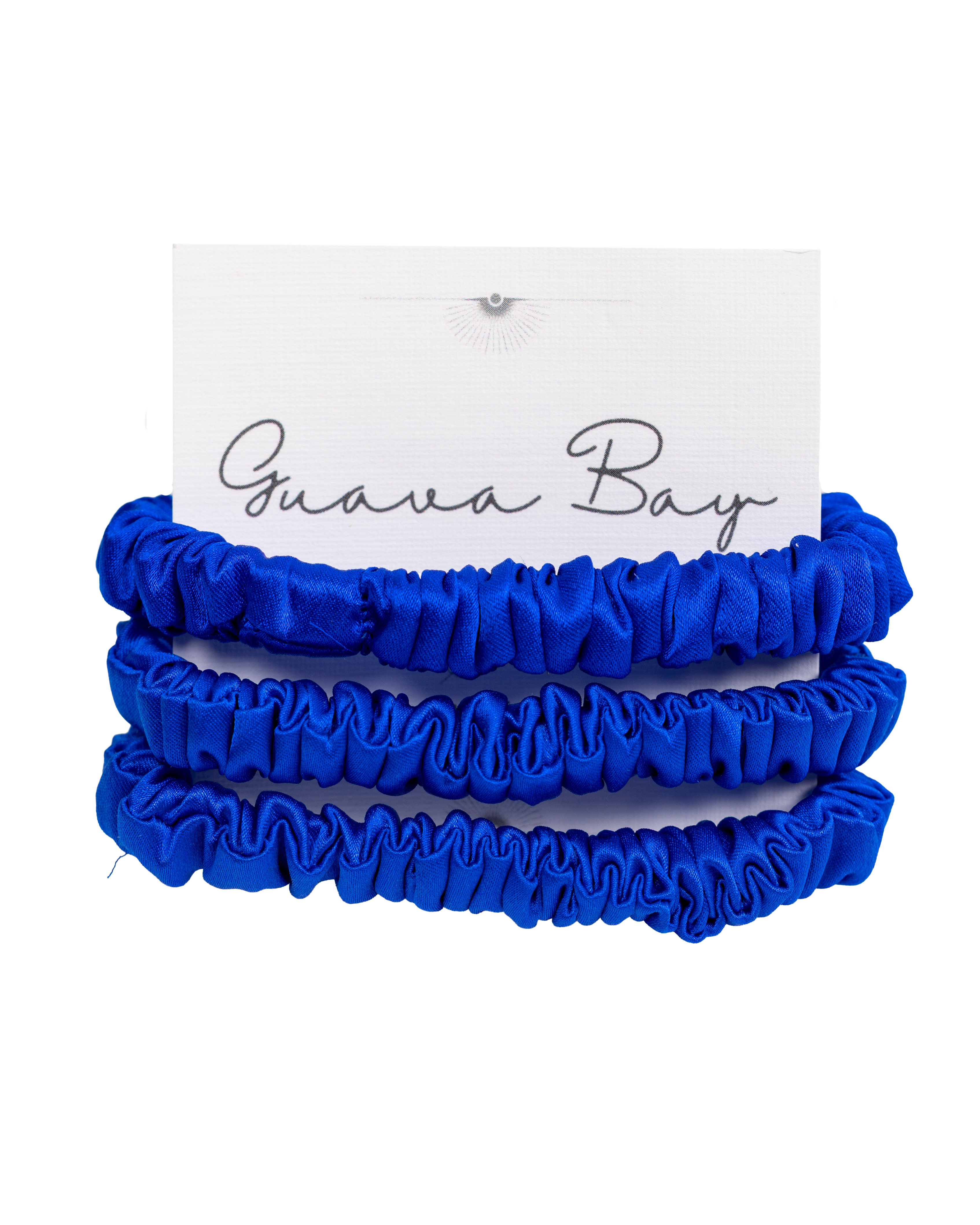 Mulberry Silk Skinny Set (3-Pack) - Electric Blue