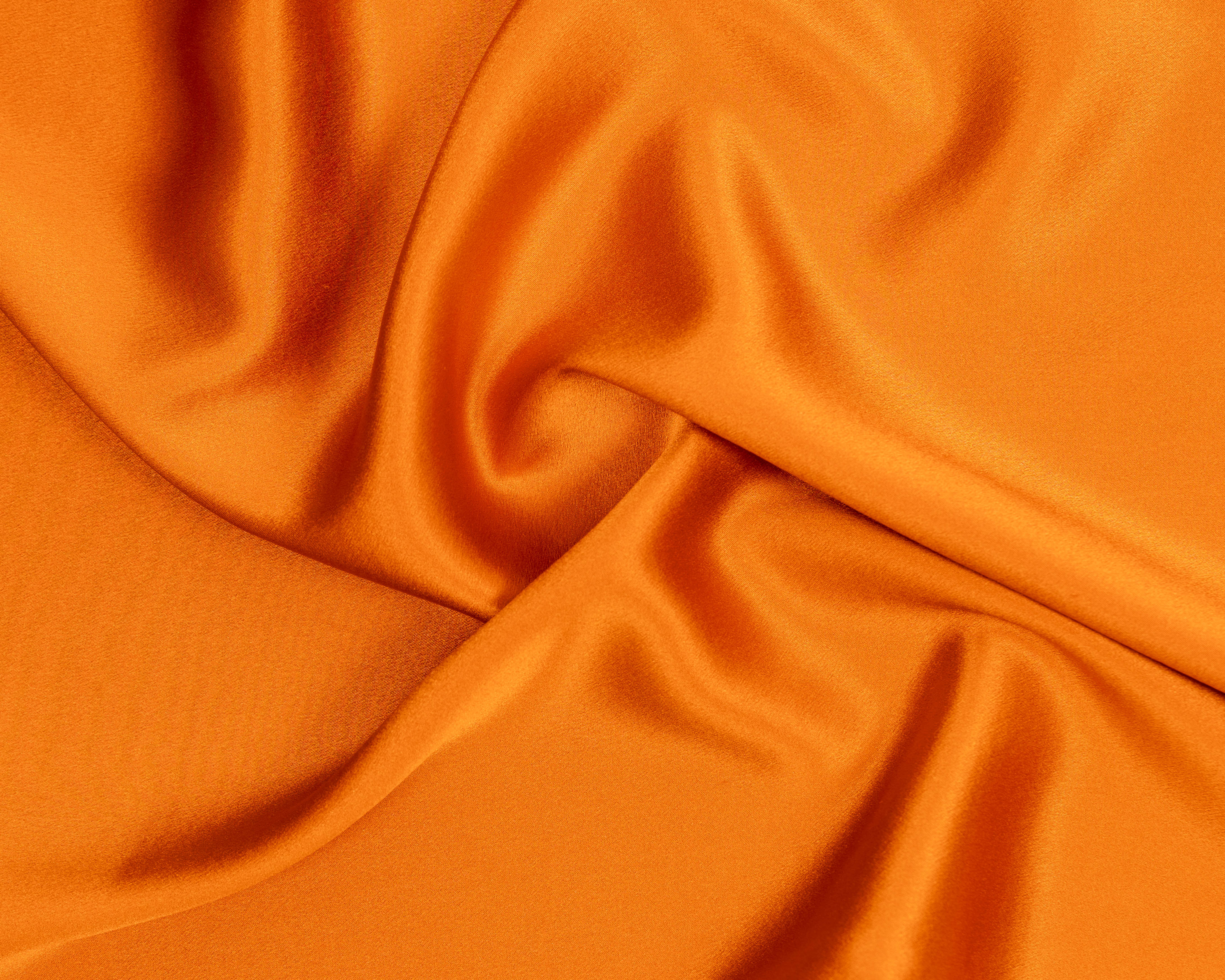 Pillowcase 100% Mulberry Silk – Mandarin Orange