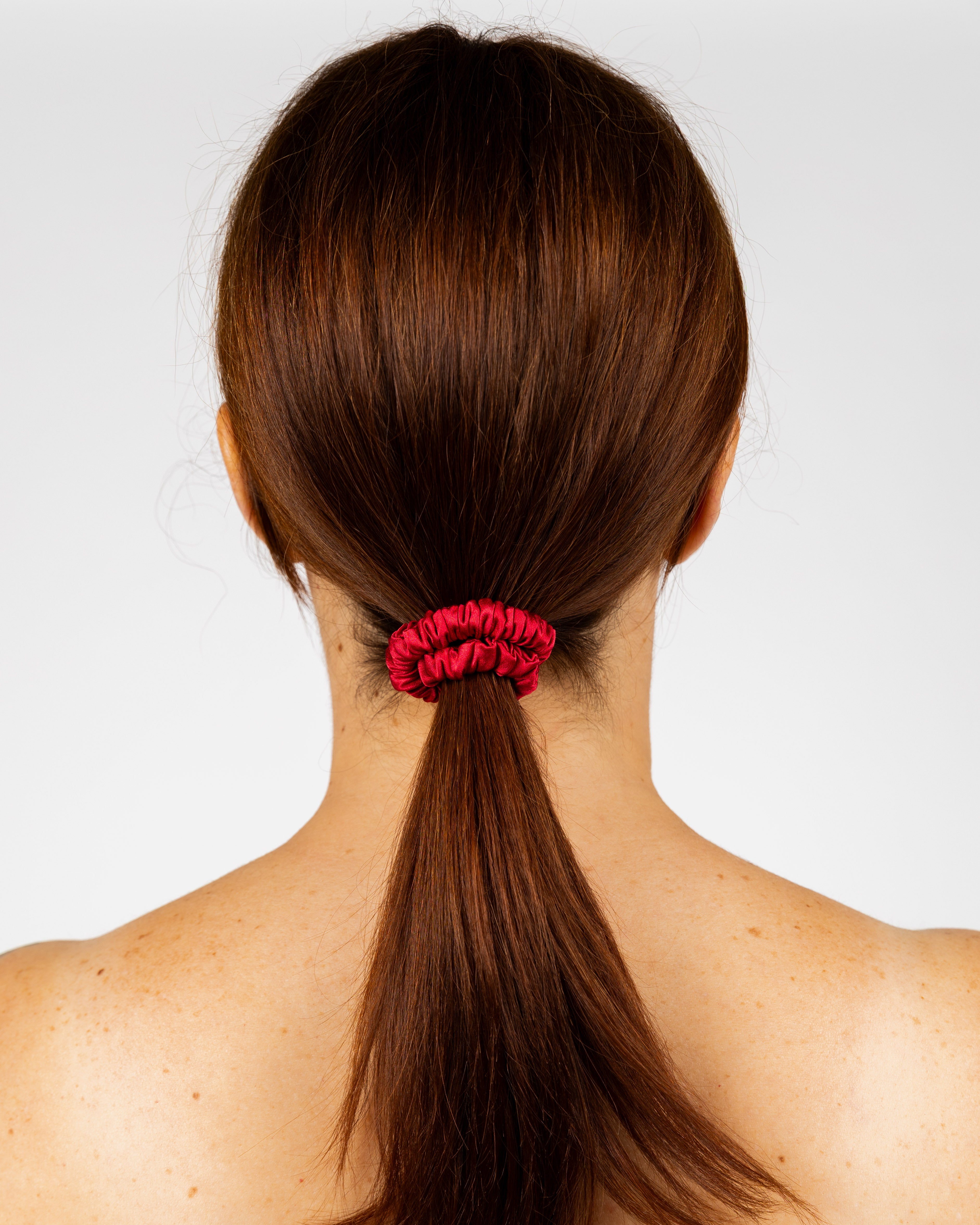 Skinny 100% Mulberry Silk - Red Wine