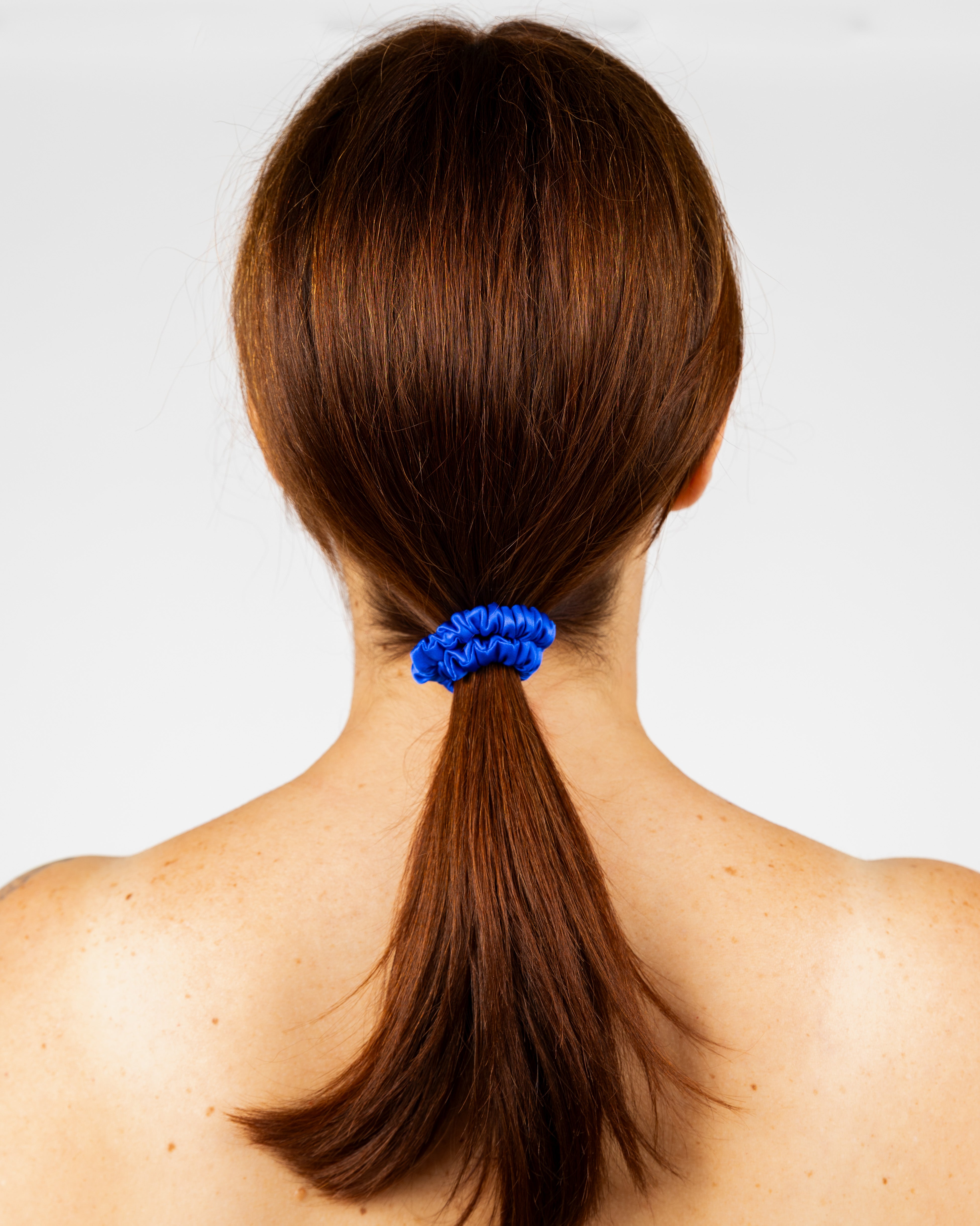 Skinny 100% Mulberry Silk - Electric Blue