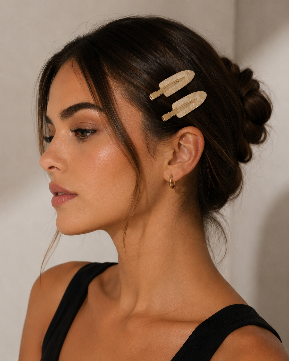 No-Crease Hair Clips - Champagne