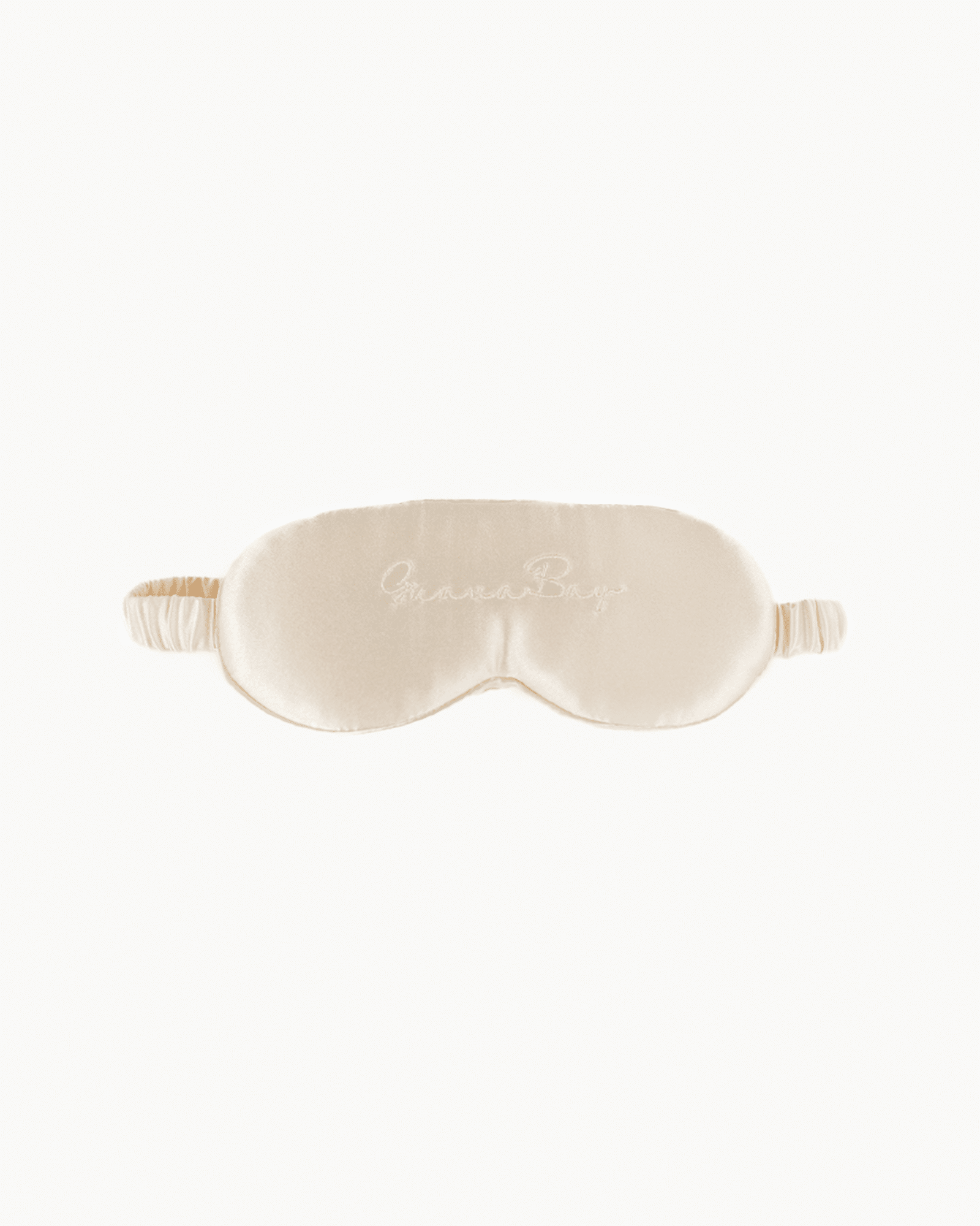 3D Silk Eye Mask 100% Mulberry Silk - Cream