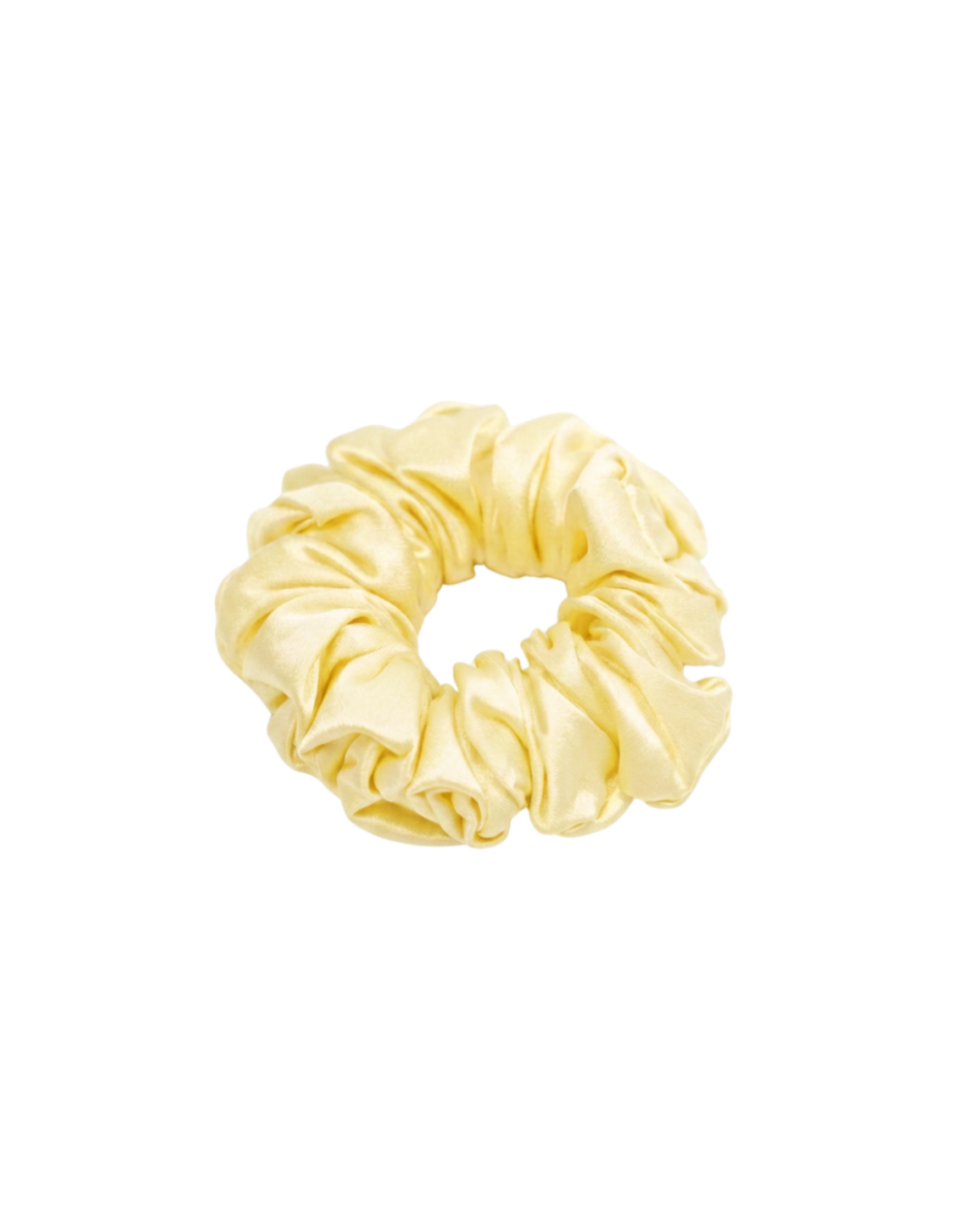 Scrunchy 100% Mulberry Silk - Melted Butter