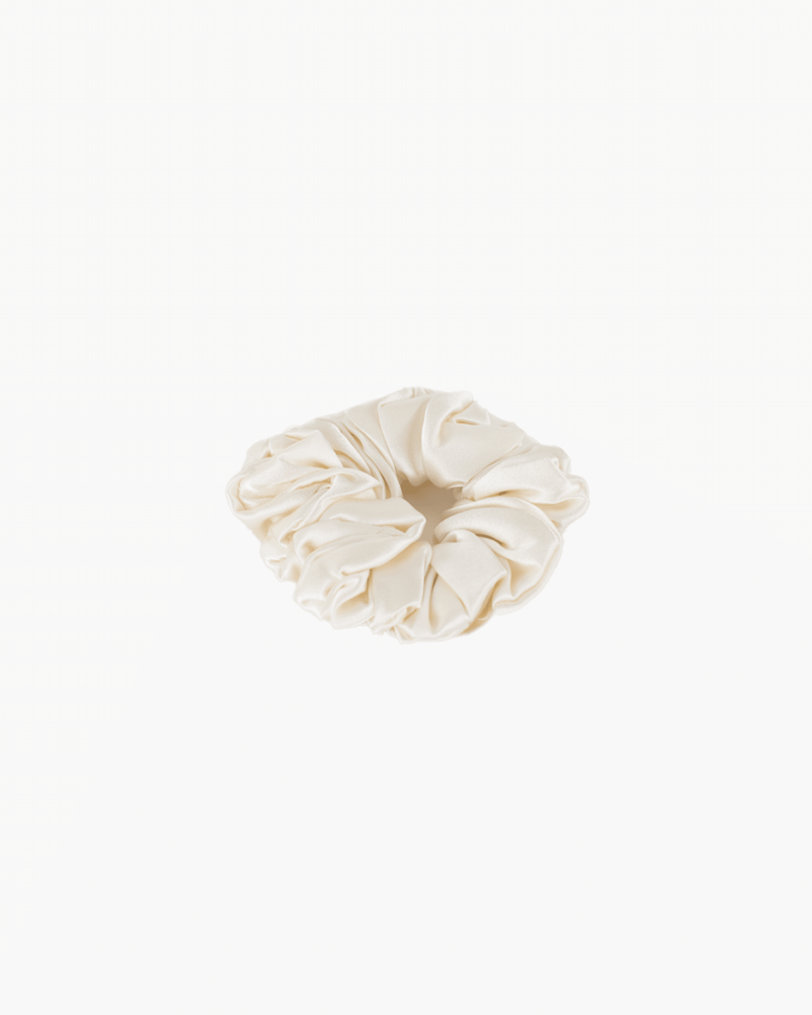 Scrunchy 100% Mulberry Silk - Cream