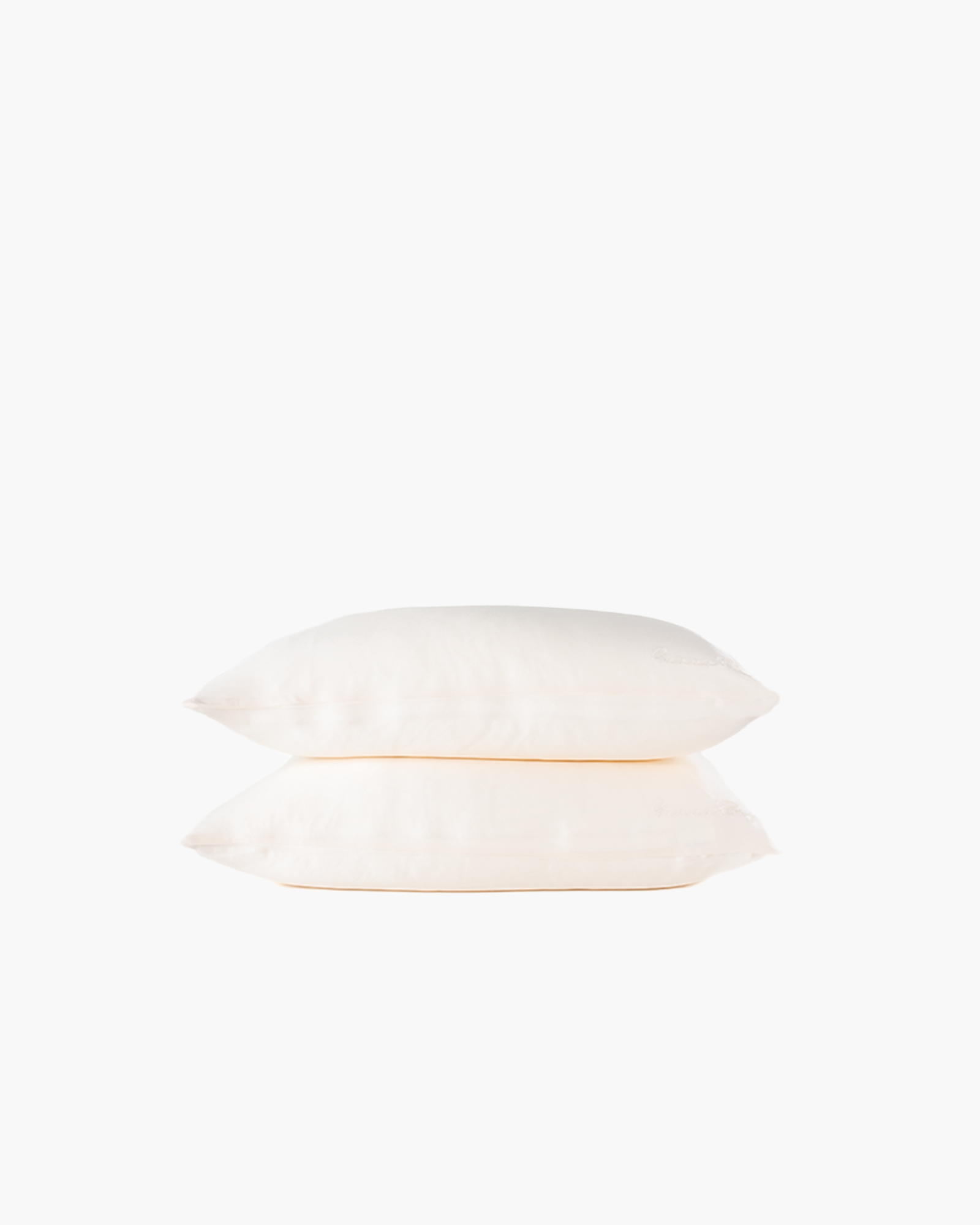 Set of 2 Pillowcases 100% Mulberry Silk – Cream